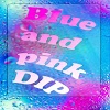 com.Blue_and_pink_dip_evolveSMS_Theme
